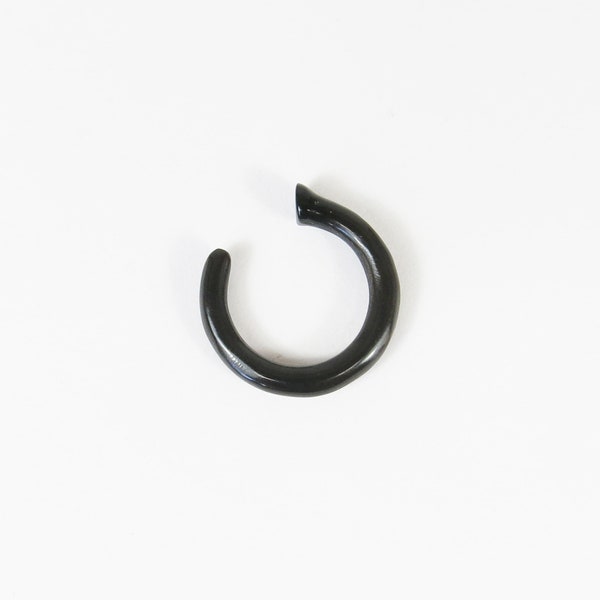 Custom Made Buffalo Horn Nose Hoops I Organic Nose Jewelry I Nose Piercing I Horn Nose Ring I Horn Nostril Ring From 14G (1.6mm) to 4g [5mm]