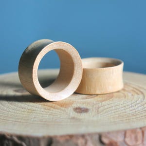 Tapones cóncavos de madera de hevea: tapones orgánicos para los oídos