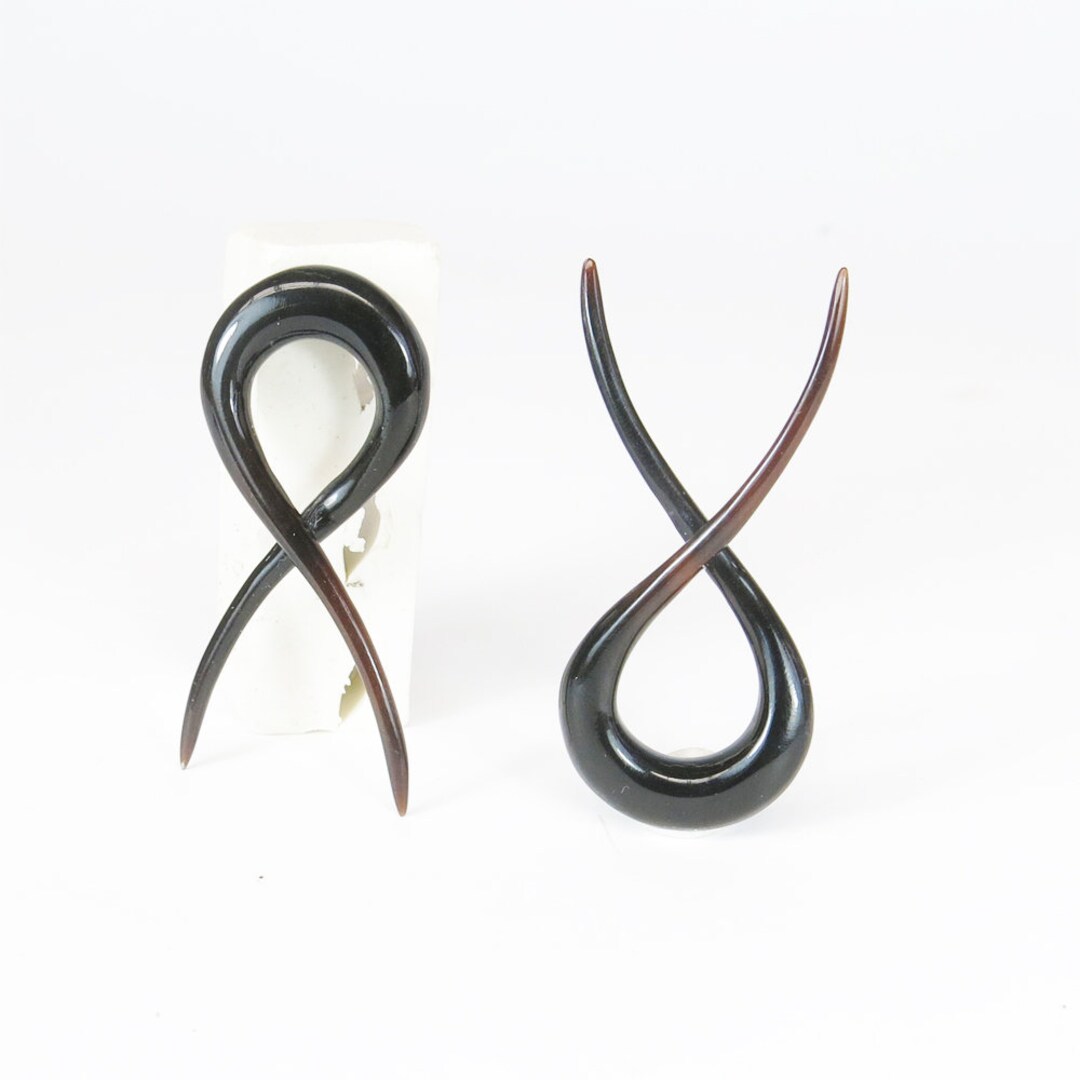 Buffalo Horn Twist I Horn Ear Hangers I Horn Body Jewelry I Etsy