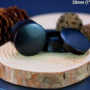 Stash Plug Customizable Black Wood Stash Ear Plugs. Organic Stash Plugs for Ear ...