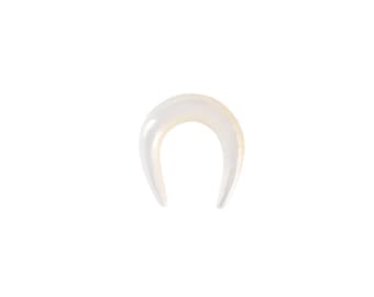 Dainty Septum Ring Handmade From Natural Shell: Horseshoe Nose Jewelry