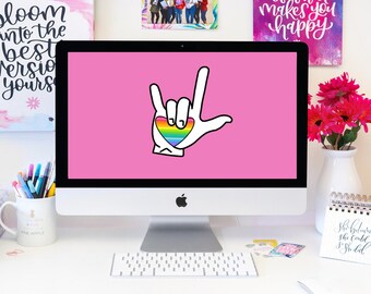 Digital Desktop Wallpaper, Digital Wallpaper Desktop, Computer Background, Screensaver, Desktop Organizer