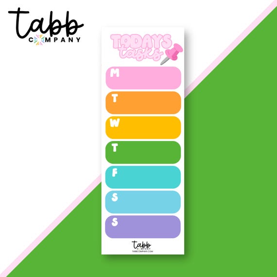 Rainbow Checklist Notepad: Funny To-Do List Pad, Sassy Stationery Gift