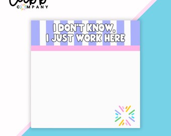 Funny Sticky Notes: Sassy Office Decor, Gift for Coworker