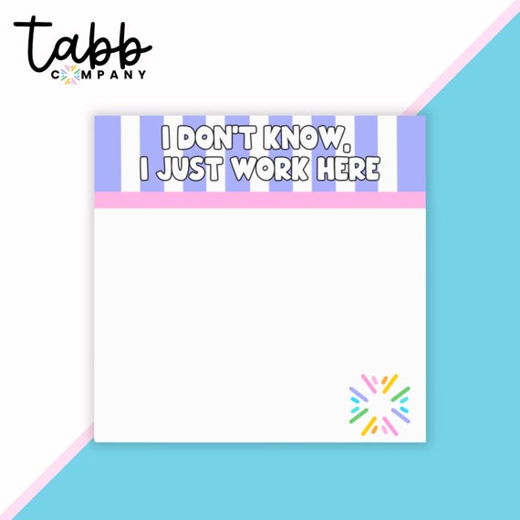 Funny Sticky Notes: Sassy Office Decor, Gift for Coworker