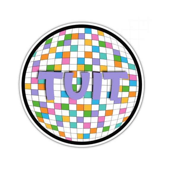 Round Tuit Sticker: Motivational Vinyl Decal