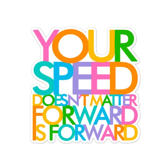 Forward is Forward Sticker: Motivational Vinyl Decal
