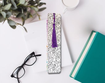 Sweet Rhapsody Bookmark, Bookmark with Tassel, Handmade Bookmark with Tassel, Bookmark for Women, Book Lover Gift, Bookworm Gift