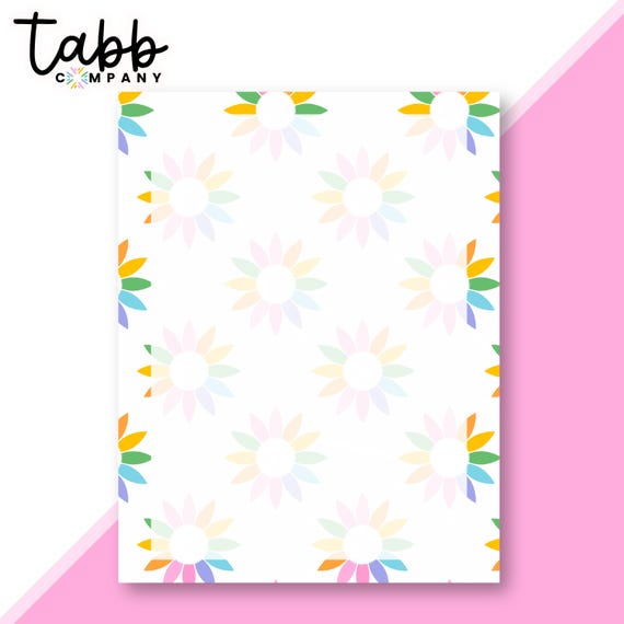 Rainbow Suncatcher Memo Pad: Colorful Desk Stationery