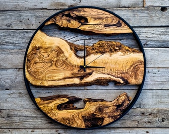 Made to Order Wood Wall Clock, Unique Wall Clock, Wood Clocks for Wall, Farmhouse Decor