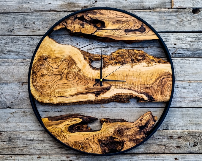 Made to Order Wood Wall Clock, Unique Wall Clock, Wood Clocks for Wall, Farmhouse Decor