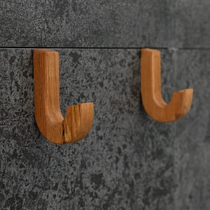 Wood Coat Hooks, Wood Hooks, Wood Towel Hooks,