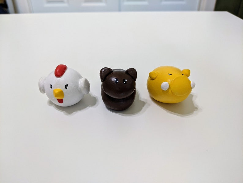 Fruits Basket Zodiac Clay Figurines Etsy