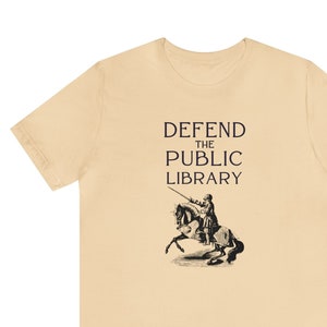 Defend the Public Library Shirt Read Banned Books T-shirt Romance Novel Nerdy Knight Book Nerd Progressive T-Shirt