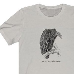 dad joke vulture keep calm shirt (Unisex)