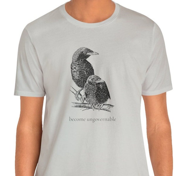 Leftist Dissident Anarchist Crow Shirt