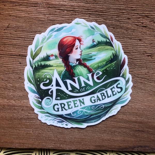 Cottagecore Anne of Green Gables Kindred Spirits Canadian YA romance novel Vinyl Sticker