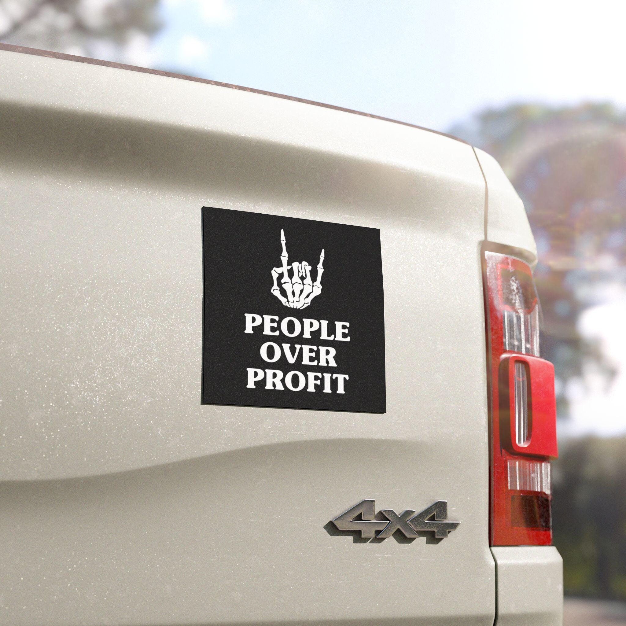 Vampire Goth Car Magnet - Funny 5 Inch Magnetic Vinyl Sign For Refrigerator & Vehicles