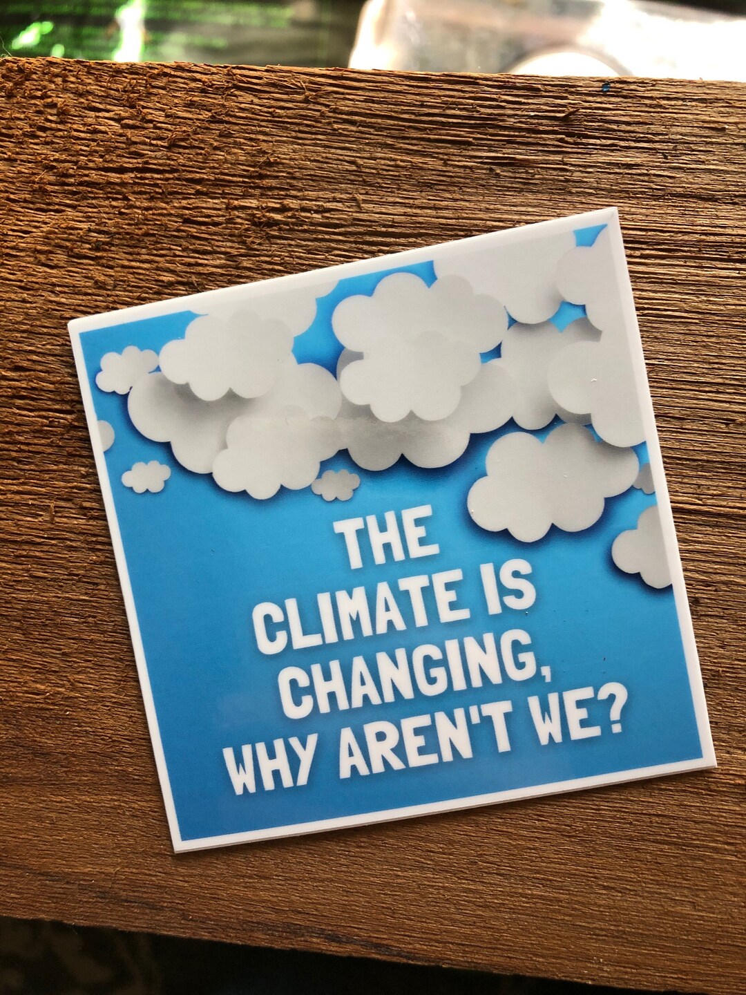 Leftist Progressive Sticker Climate Change Environment Activism Liberal ...