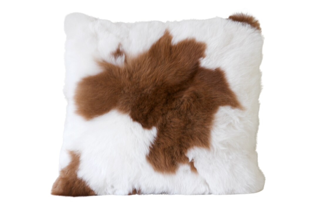Handmade Alpaca Fur Pillow Cover Ethical and Responsibly Sourced Alpaca