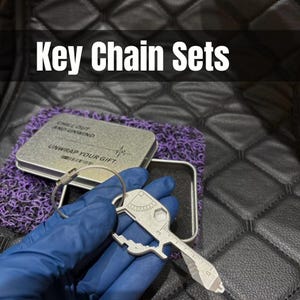 Llavero multiherramienta de acero inoxidable: juego de regalo multiherramienta 24 en 1