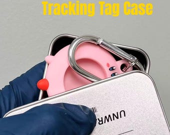 Op game geïnspireerde trackingtag-etui van 2 stuks | Leuke siliconen labelhouder | Sleutelhangerhoes | Leuk cadeau voor gamers