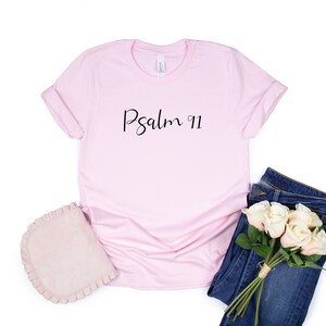 Psalm 91 Tshirt | Psalm 91 | Christian Tshirt | Bible verse gift | He&#39;s Got You Covered | Christian apparel | Christian gift