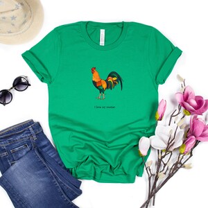 I Love My Rooster shirt | Rooster Love shirt | Chicken Mom shirt | Rooster shirt | Farm tee