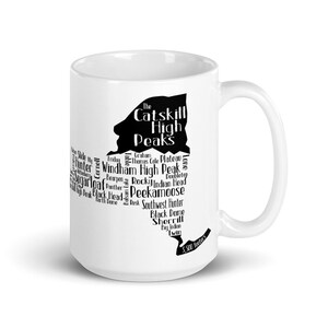 Catskill Mountain High Peaks 15oz Mug