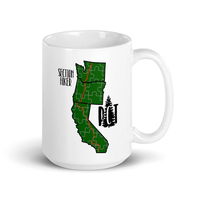 TheToothlessPiranha Pacific Crest Trail Section Hiker Mug - Thumbnail 2