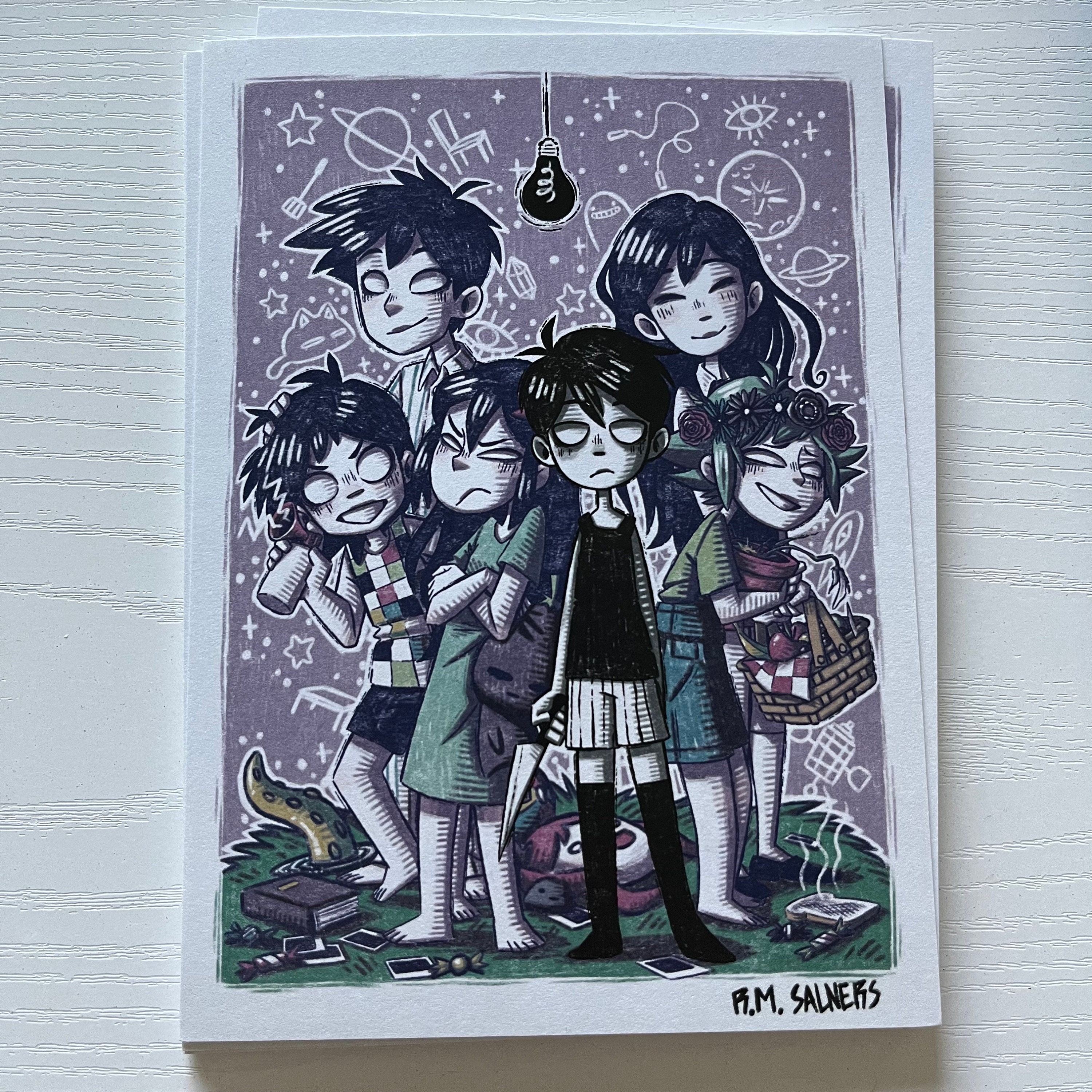 Omori Art Print Omocat Fan Art Poster - Etsy Canada