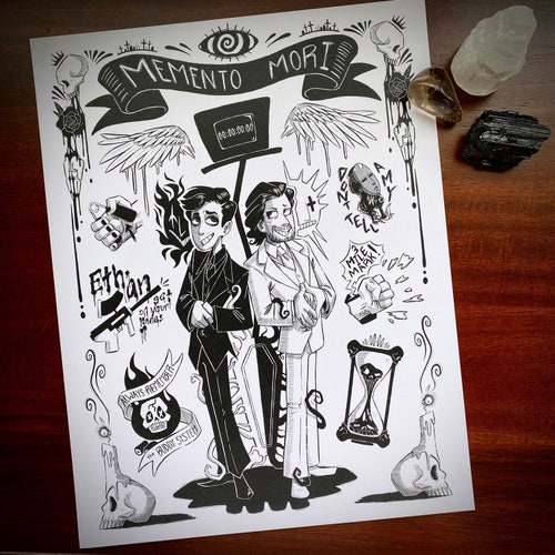 Unus Annus Doodles and References Print - Etsy