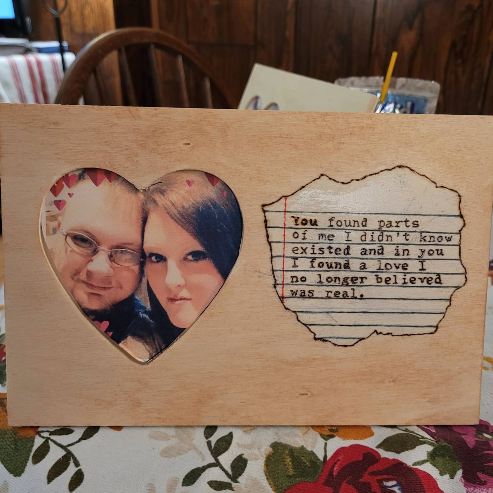 Love quote picture frame Etsy