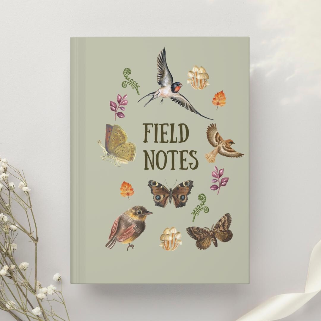 Field Notes Journal | Birds, Butterflies, Nature Illustrations ...