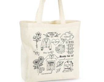 Taylor swift tote bag | Eras tour tote | swiftie gift