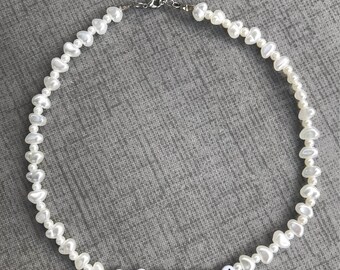 Harry Golden Necklace Pearl Beaded 