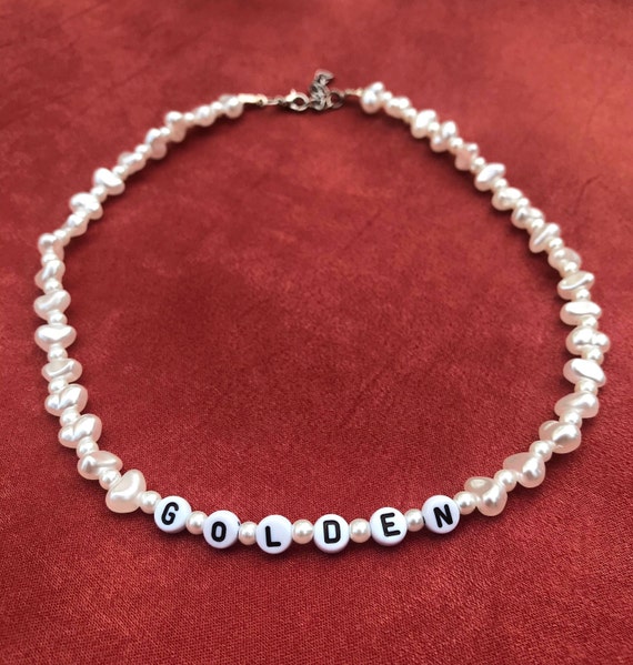 Harry Golden Necklace Pearl Beaded 