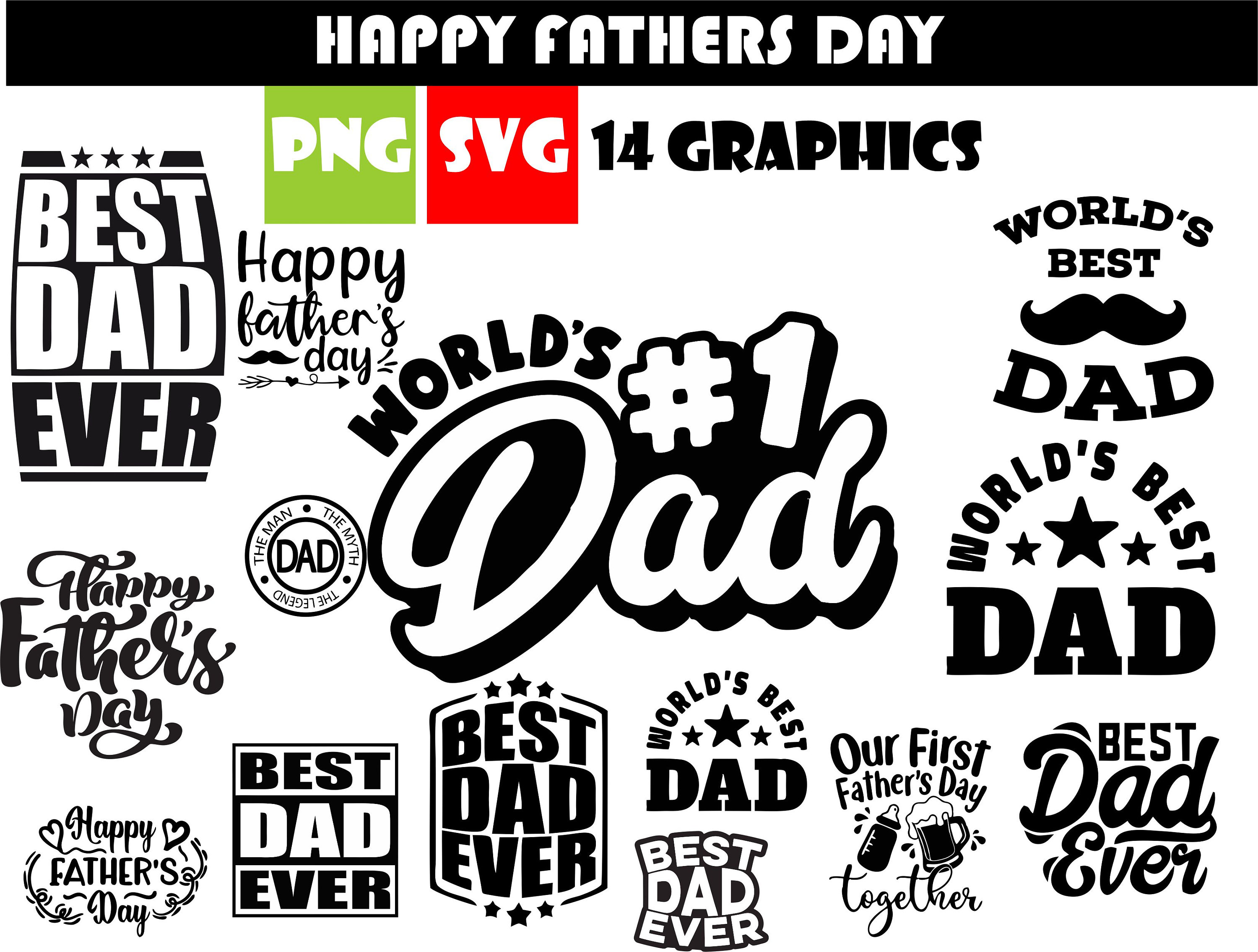Father's Day Bundle Diy Svg Cut Files for Cricut Png Etsy Australia