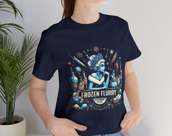 Camiseta Frozen Flurry Lounge, Rainha do Gelo, Princesa da Neve, presente inspirado na Disney, camisa inspirada na Disney, camiseta inovadora, férias na Disney,