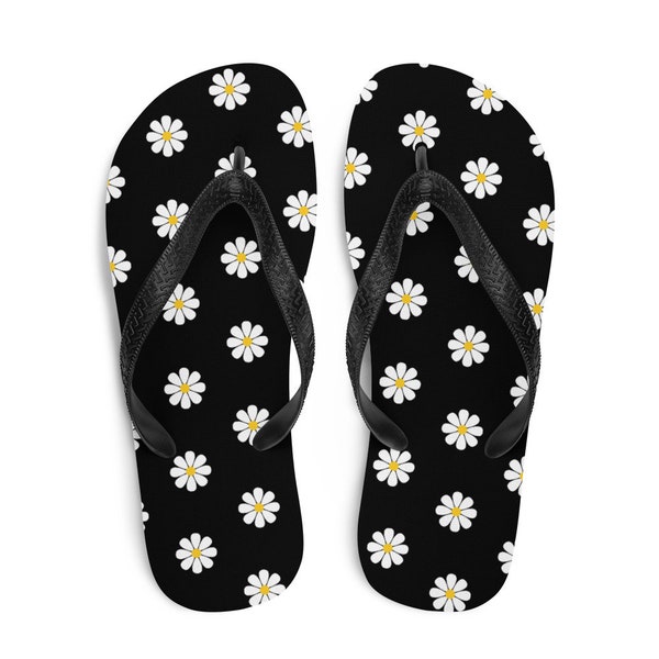 Daisy Flip Flops Etsy