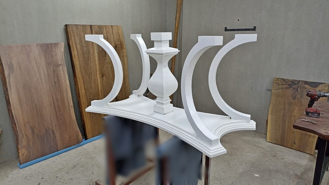 Table Pedestal, Table Legs, Trestle Base, Coffee Table Legs, Trestle