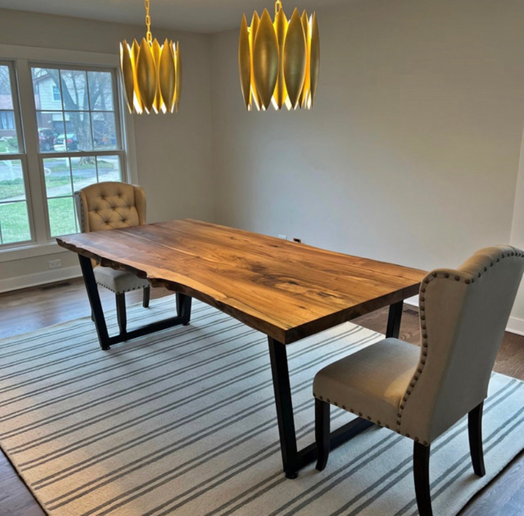 American black walnut dining cheap table