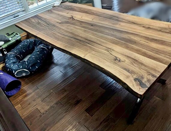 Custom walnut dining table best sale