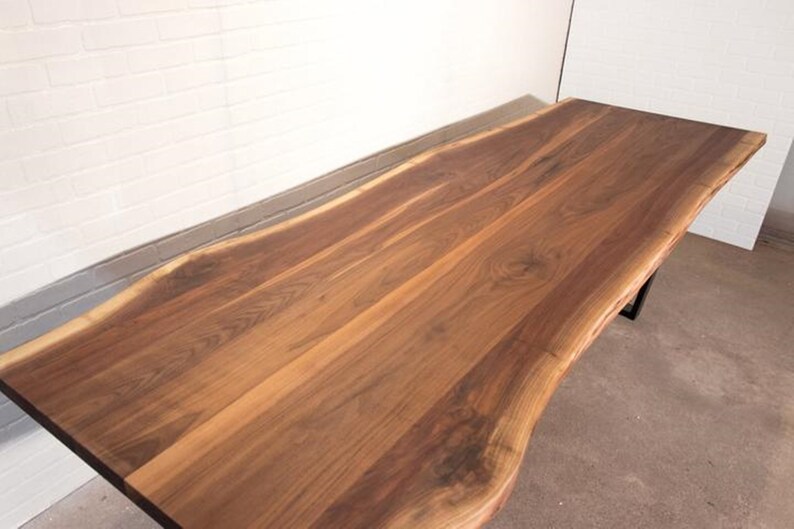 Live Edge Table Walnut Dining Table Live Edge Walnut Table Etsy