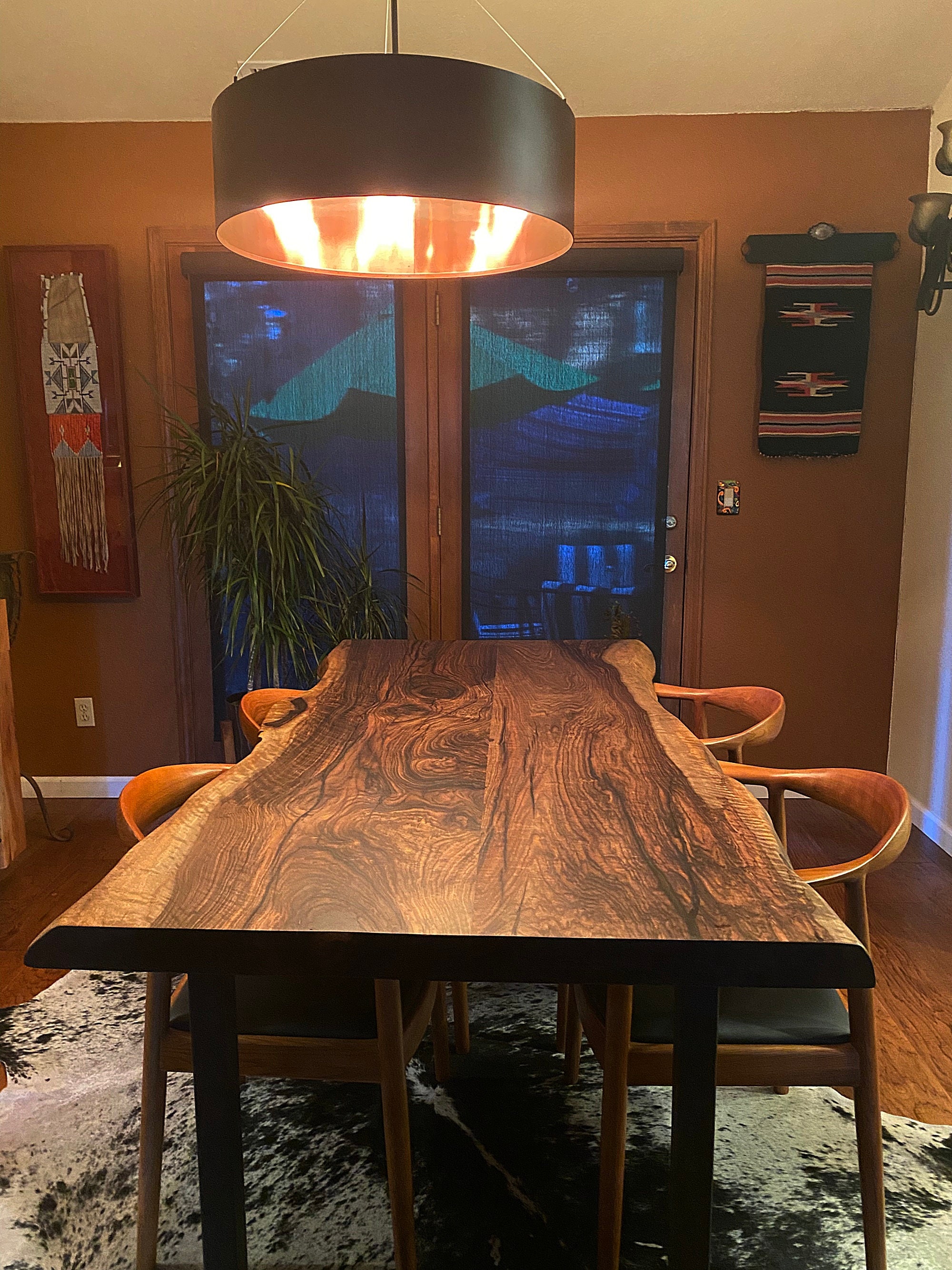 Live Edge Table Walnut Dining Table Farmhouse Table Rustic Dining Table Kitchen Table Wood Slab Table Top Wood Desk Walnut Desk Etsy