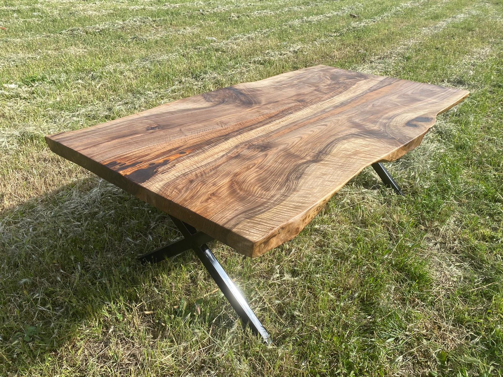 Live Edge Table Walnut Dining Table Live Edge Walnut Table Etsy