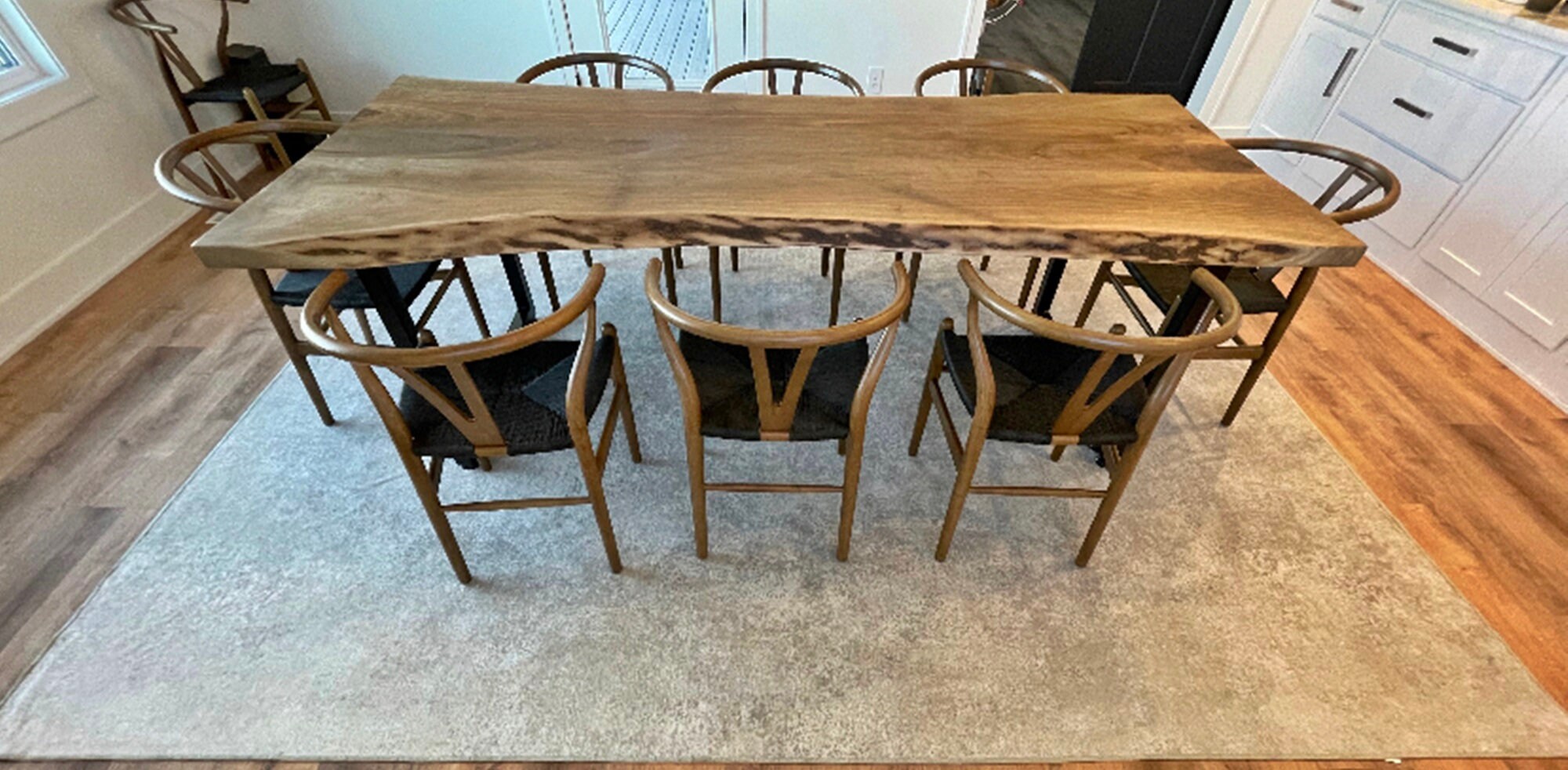 Live Edge Dining Table Live Edge Kitchen Table Live Edge Etsy
