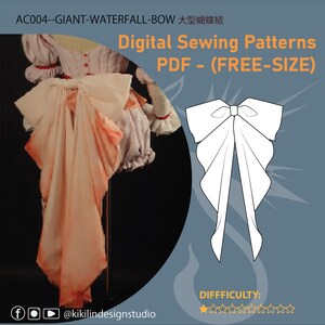 Horror Clown Costume Sewing Pattern BUNDLE | Pennywise Bishoujo 5-Piece Cosplay PDF (XS-2XL) | Graphic Instructions | A4 N A0 Plotter image 6