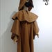 Medieval Robe Sewing Pattern | Monk Cloak With Hood & Cape FREE SIZE ...