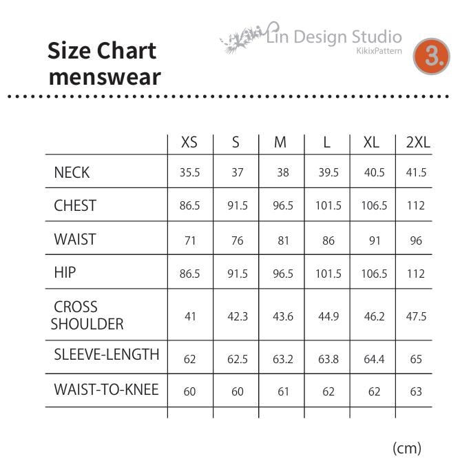 Geto Cosplay Sewing Pattern | Asymmetrical Jacket & Balloon Trousers ...